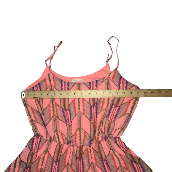 Poetry MultiColor Spaghetti Strap Lined Mini Sundress Dress - Women’s Medium - Picture 2 of 12